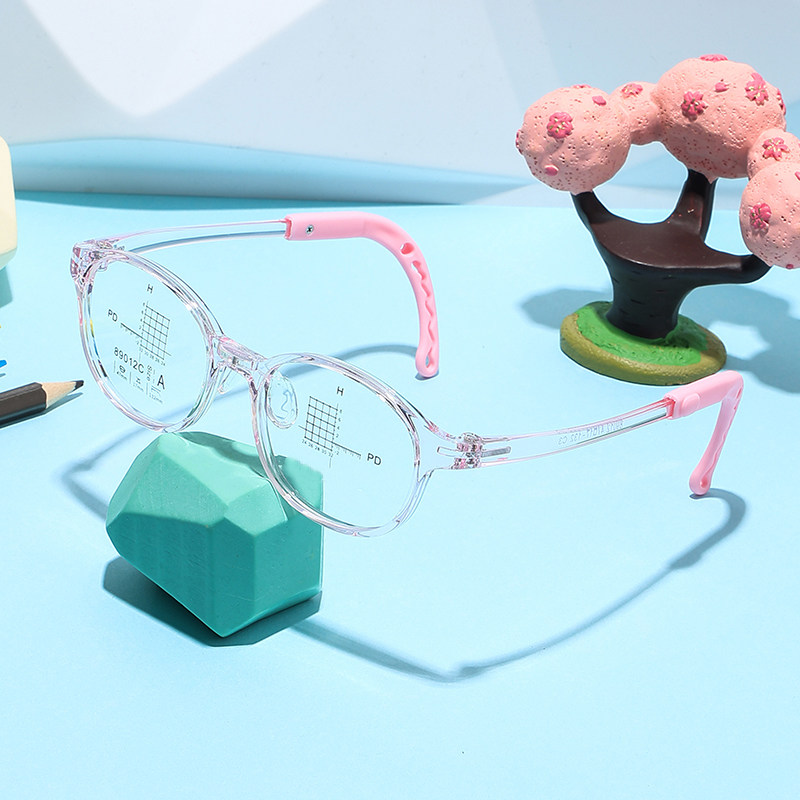 TR90儿童镜框男女孩配远近视散光有度数眼睛架硅胶鼻托防滑眼镜框,淘宝优惠券,粉丝福利购,淘宝优惠卷