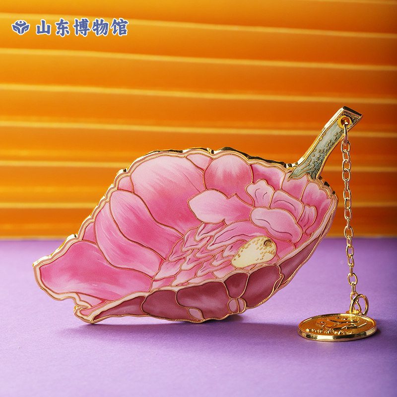 山东博物馆 粉彩秋操杯冰箱贴文创旅游周边纪念品男女学生礼品