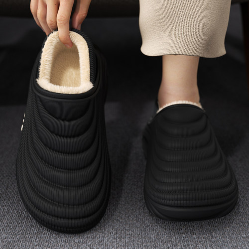 男士棉拖鞋男款冬季包跟保暖防水可外穿2025新款室内家居保暖棉鞋 - 图2