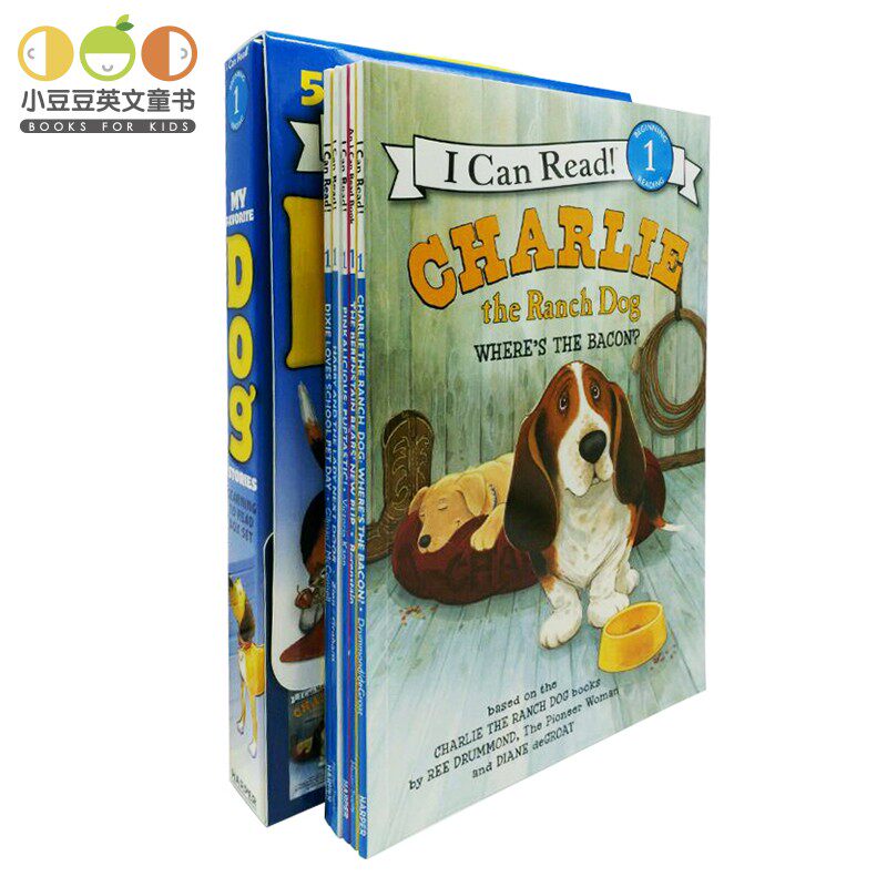 小豆豆英文童书 正版英文原版绘本My Favorite Dog Stories我最喜欢的狗狗故事 5册套装4-8岁幼儿童原版英语绘本书 宠物故事书