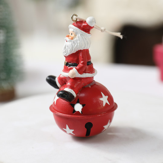 Christmas iron bell Christmas tree pendant