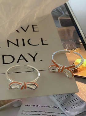 女款s925纯银小众小戒指