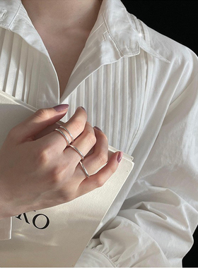 古罗珠宝男女s925纯银甜美细圈