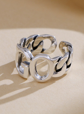 古罗珠宝情侣925纯银小众