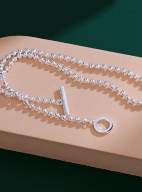 古罗珠宝925纯银OT链情侣