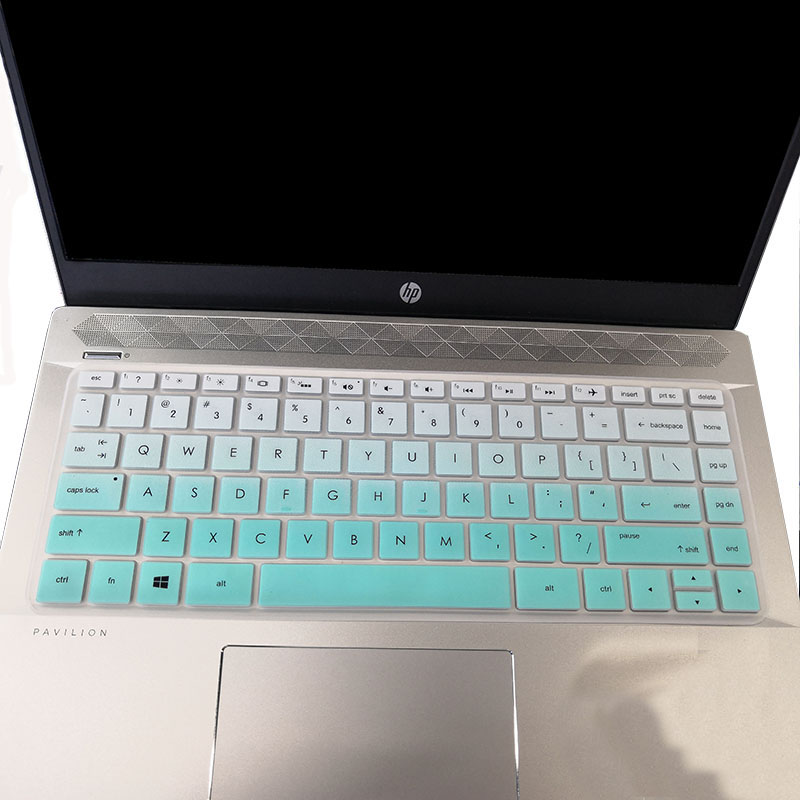 14寸惠普HP Pavilion Laptop 14-ce2xxx笔记本电脑键盘保护贴膜按键防尘套凹凸垫罩透明彩色键位膜带印字配件 - 图1