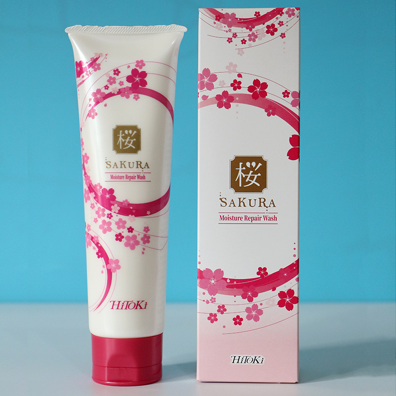 日本本土正品櫻花SAKURA洗面奶Moisture Wash深層清潔保溼抗皺