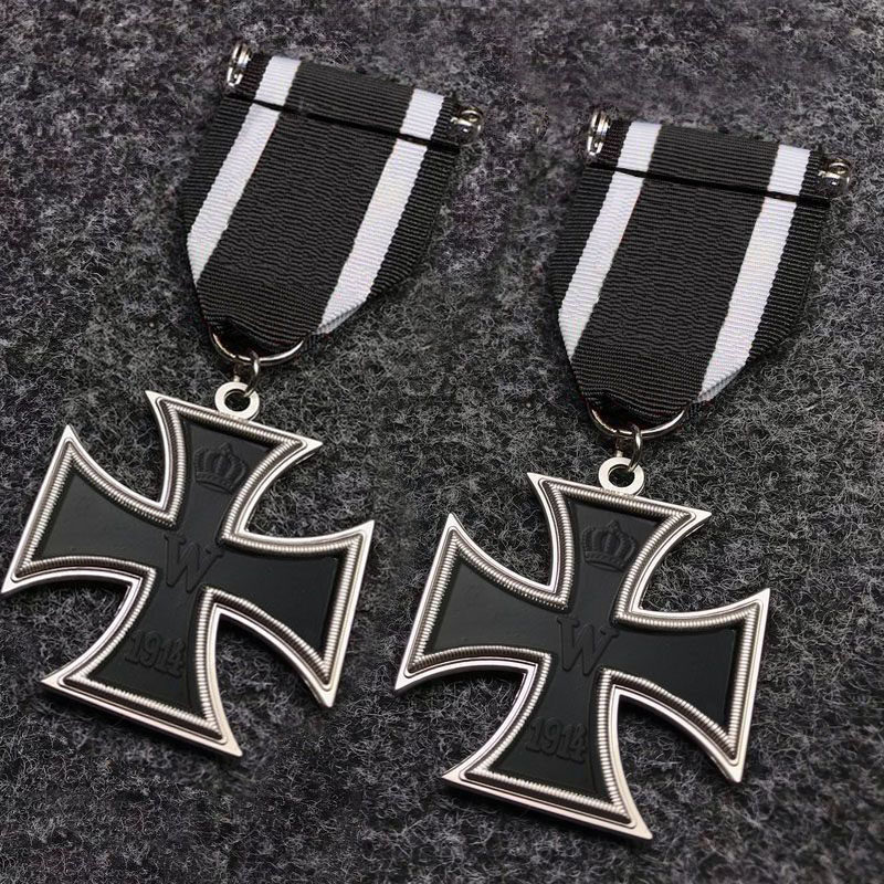 46mm 一战 铁十字勋章 徽章 纪念章 复制品 约32g 胸针 挂件挂饰,淘宝优惠券,粉丝福利购,淘宝优惠卷