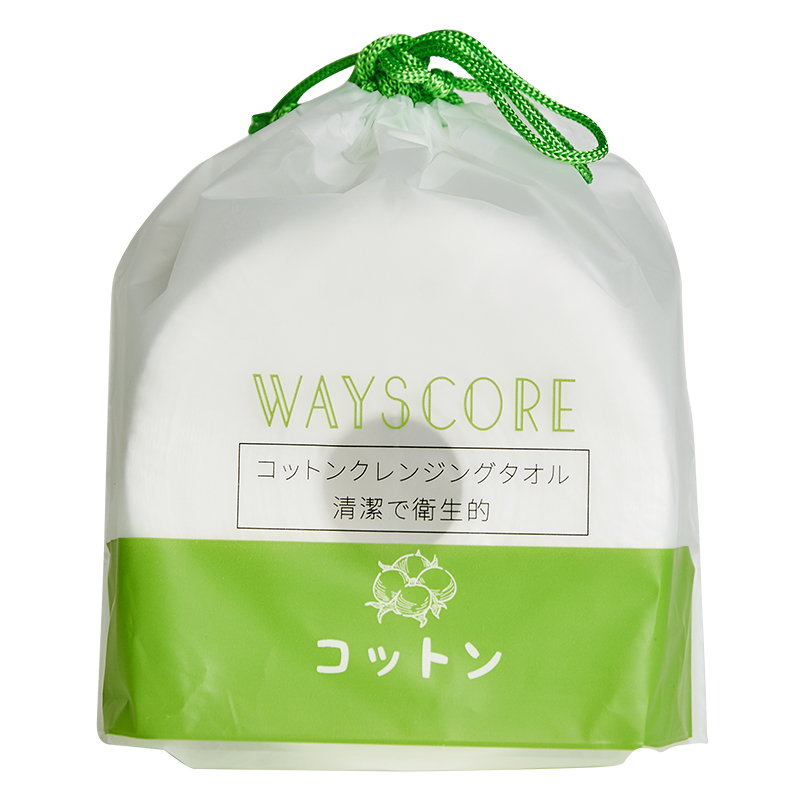 日本WAYSCORE唯丝蔻加厚洁面巾棉柔巾植物纤维纯棉女擦脸卸妆卷筒-图3