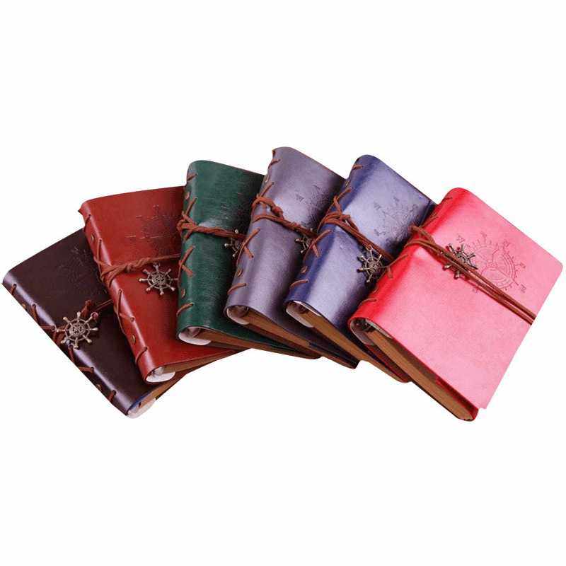 新款直销日韩创意本文具复古海盗船笔记本旅行日记活页记事本8,淘宝优惠券,粉丝福利购,淘宝优惠卷