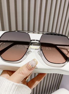 渐变色近视太阳镜男士开车专用偏光司机眼镜飞行员墨镜可配有度数