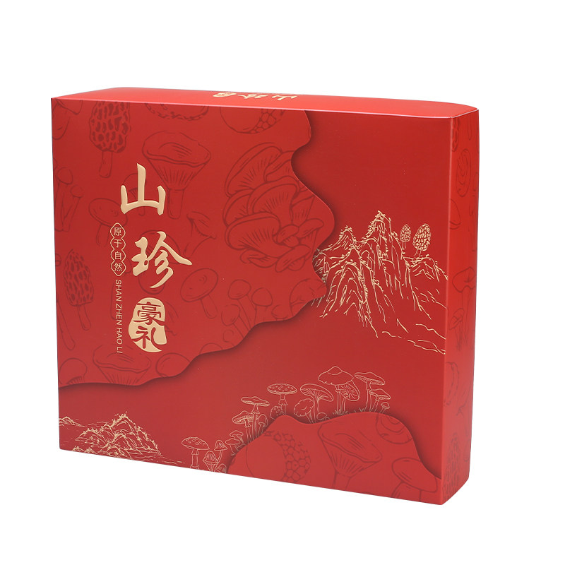 菌菇山珍礼盒空盒高档特产山货干货松茸羊肚菌包装盒春节礼品定制,淘宝优惠券,粉丝福利购,淘宝优惠卷