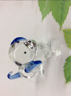 手工玻璃风水十二生肖龙蛇摆件