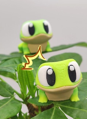 陪伴型超强的小蛙摆件