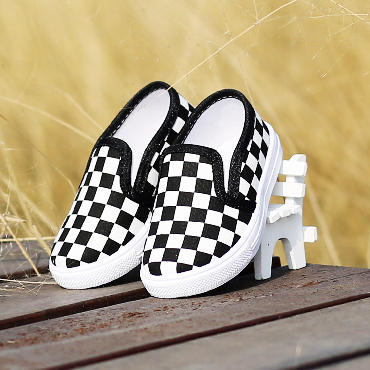 男童鞋儿童帆布鞋春秋低帮板鞋女童1-6岁小童球鞋套脚宝宝休闲鞋