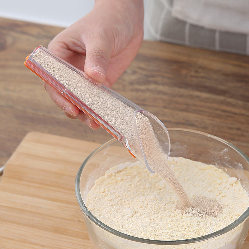 酵母定量测量杯多功能带密封口夹工具勺刻度酵母粉快速称重量取器,淘宝优惠券,粉丝福利购,淘宝优惠卷