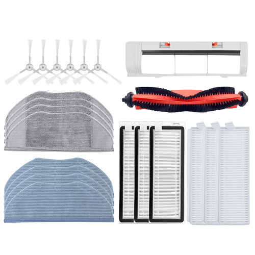 适用于米家G1扫拖地机器人配件MJSTG1滚刷盖板滤网芯边刷拖抹布 - 图3