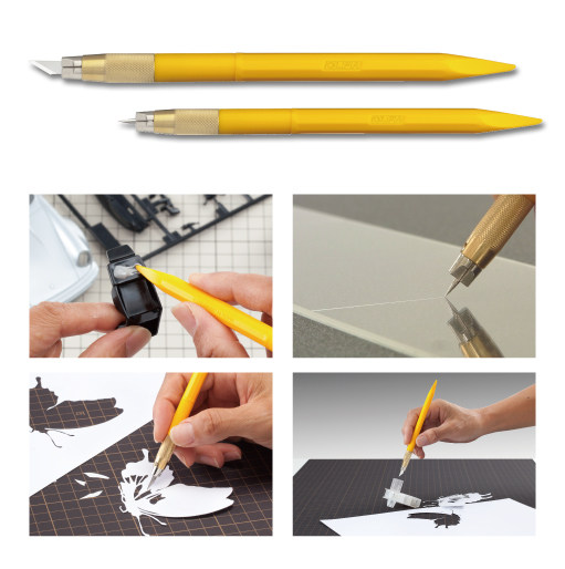 日本进口小黄AK-5日本OLFA橡皮章雕刻笔刀纸雕皮革模型莲花手作,淘宝优惠券,粉丝福利购,淘宝优惠卷