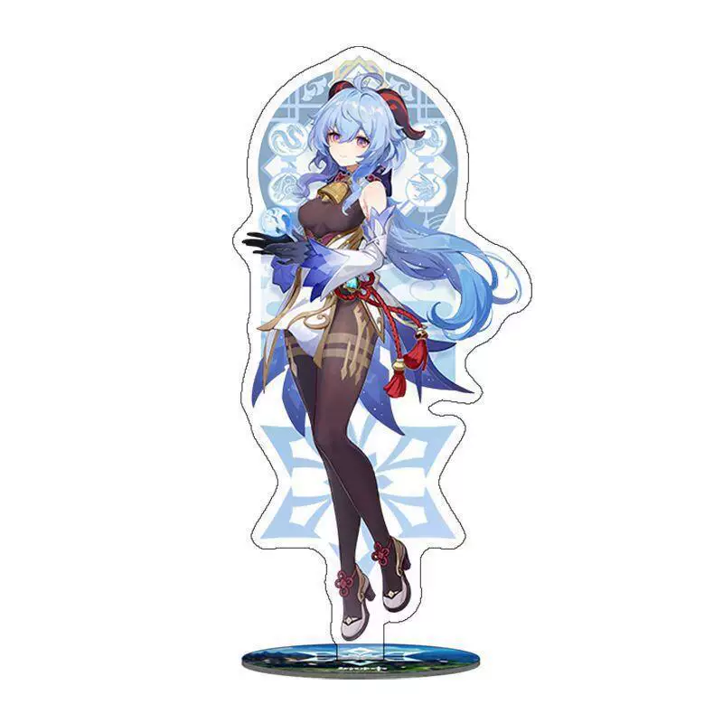 Двусторонняя настольная фигура Funna standing brand Shenshui Shenfu Ackli Cabbage Two-dimensional desktop ornament