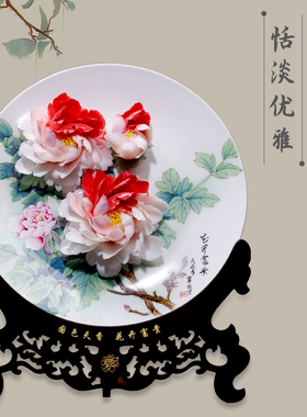 夫己纯手工陶瓷定制中式风摆件