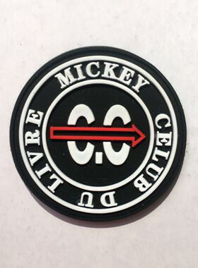 橡胶标签LOGO定制软胶标牌滴塑
