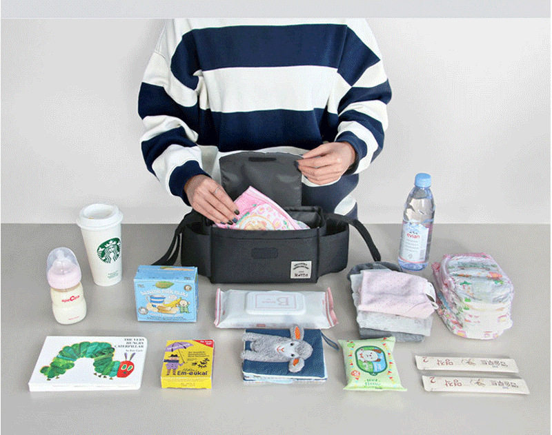 日本母婴名牌婴儿童车挂袋收纳包新生儿用品收纳袋宝宝推车挂包,淘宝优惠券,粉丝福利购,淘宝优惠卷