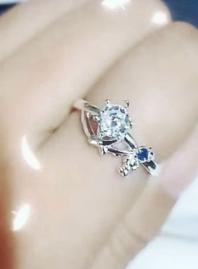 新款现货高版本刀剑乱舞周边山姥切长义戒指指环项链