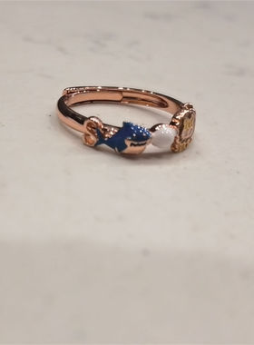 高品质现货孙颖莎王楚钦莎头CP戒指应援周边小众设计指环纪念礼物