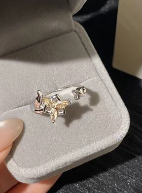 高品质新款光与夜之恋繁花之戒夏鸣星六出花戒指潮女戒指指环