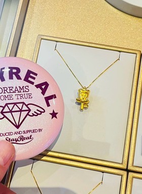 新款高版本卜卜玫瑰吊坠项链五月天物料个性气质可爱锁骨链