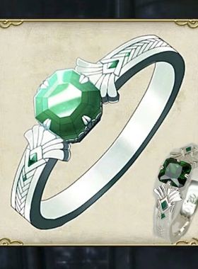 高品质新款火焰纹章风花雪月求婚戒指动漫cos周边可调节指戒