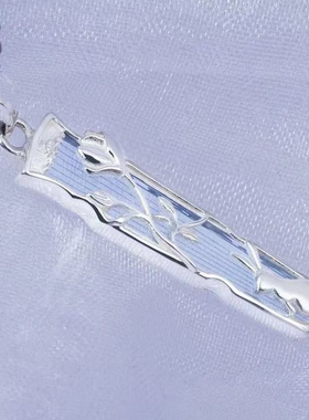 新款高版本魔道祖师联名动漫周边饰品cos蓝忘机生日原耽美项链