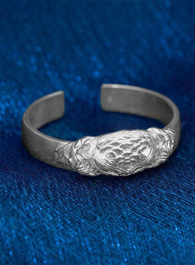 新款高版保色复古精致周边仙逆戒指官谷子王林雷蛙首饰品手饰