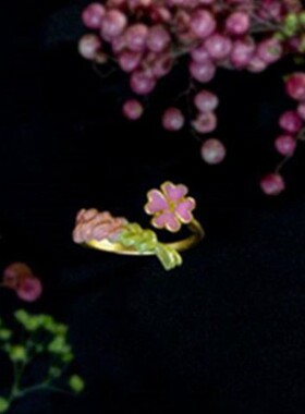 高品质新款鬼灭之刃鬼杀队 甘露寺蜜璃戒指男女同款