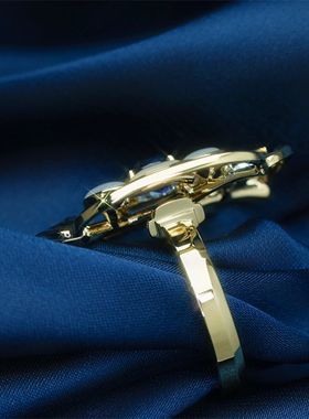 新款刀剑乱舞明月竹影三日月宗近戒指梦向指环东方美学戒指