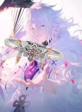 新款高品质花之魔术师梅林花戒指女生小众可爱开口指环