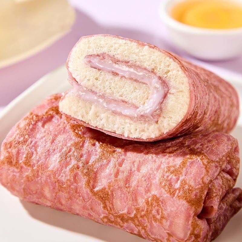 爆浆巧克力蛋皮吐司芋泥夹心面包卷饱腹早餐小面包速食零食整箱,淘宝优惠券,粉丝福利购,淘宝优惠卷