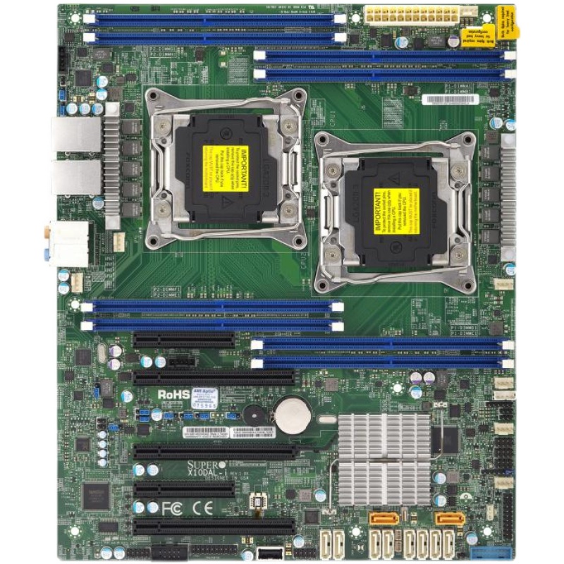 超微X10DAL-I集成声卡E5-280V4 C612双路BIM建模工作站主板X10DAI - 图0