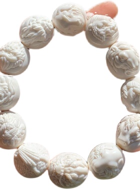 鹿角雕刻十二生肖手串手链