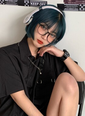 眼镜ins风透明框大框无度数网红款拍照素颜神器男女百搭配件饰品