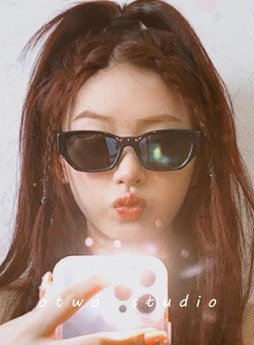 高级感gm墨镜女款猫眼欧美风网红防紫外线2024新款太阳镜男款防晒