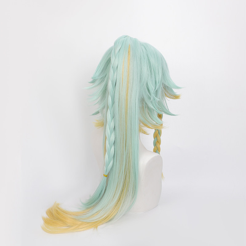 王者荣耀皮肤【九墨水】王者荣耀 新皮肤黄花蒿  桑启鸣野蒿cos假发分体马尾