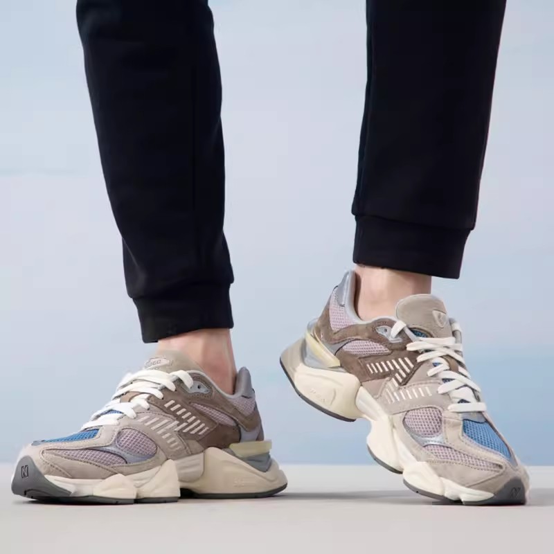 New Balance/NB男女小象蹄复古休闲鞋情侣老爹运动鞋U9060MAC/MUS - 图0