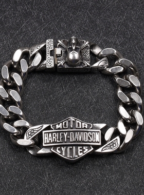 欧美男士手链霸气机车造型师摇滚