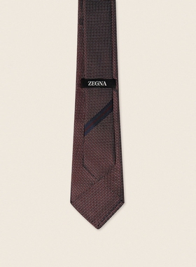 ZEGNA杰尼亚桑蚕丝领带