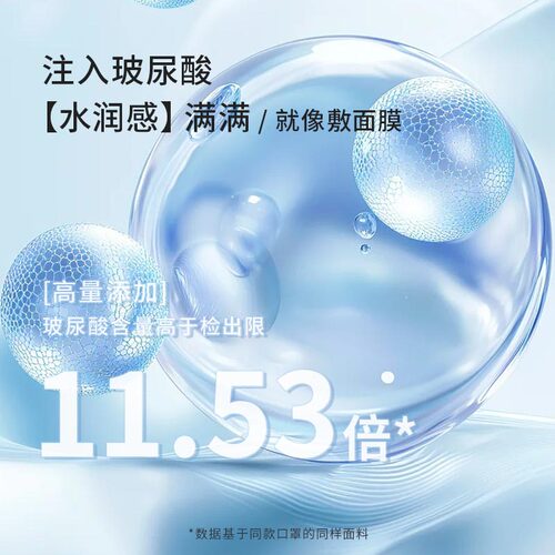 进化银三防水冰膜防晒口罩玻尿酸护眼角轻薄凉快冰丝透气男女同款 - 图2