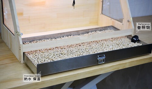 实木爬虫箱陆龟蜥蜴鬃狮蜥芦丁鸡养殖箱雨林缸缸斜面饲养箱生态缸 - 图2