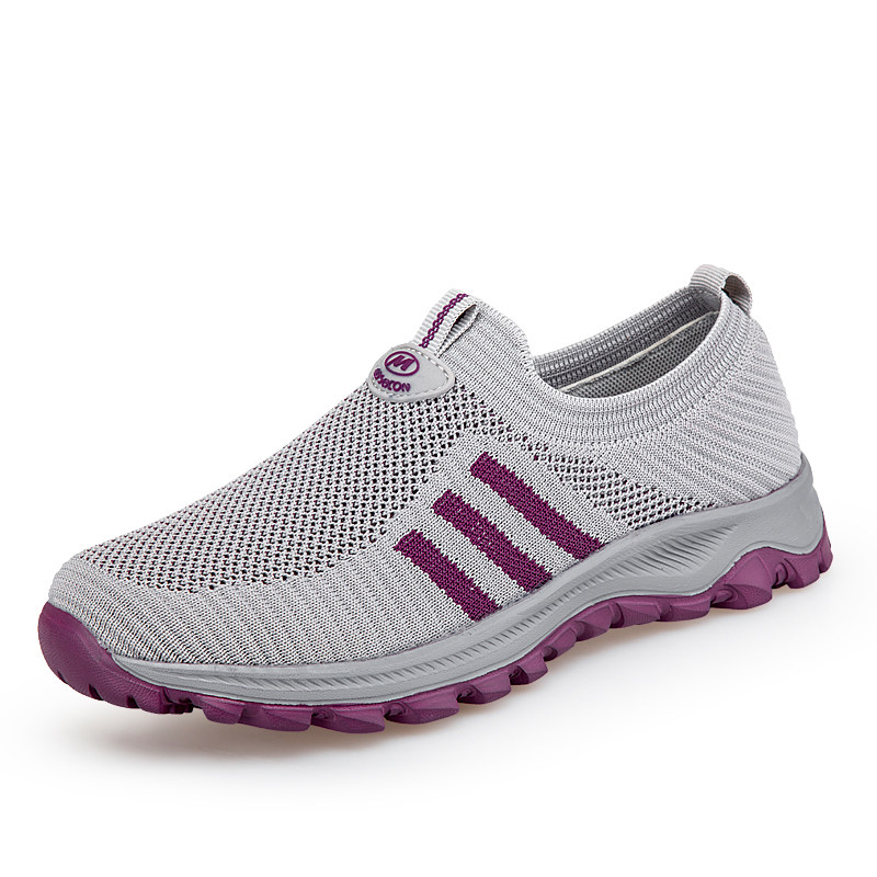 张凯丽老人鞋女舒适一脚蹬妈妈鞋春夏款中老年健步网鞋老北京布鞋,淘宝优惠券,粉丝福利购,淘宝优惠卷