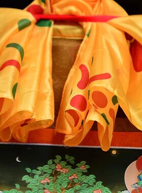 棉布装饰民族风玄关挂画