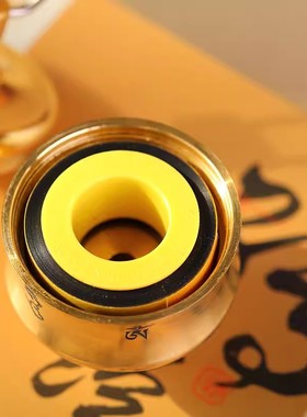 黄铜按压转动缩微胶片手捻摆件